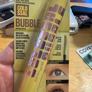 Maybelline Bubble Mascara with Black Text